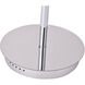 Canada 27 inch 25.00 watt Chrome LED Table Lamp Portable Light