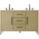 Millie 54 X 35 inch Honey Brown Bathroom Vanity Cabinet