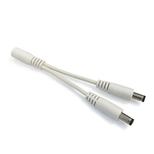 Aaliyah White LED Tape Light 2-Way Power Splitter, for LED Drivers