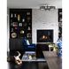 Kendal 6 Light 29.25 inch Vibrant Gold and Black Forged Semi Flush Ceiling Light