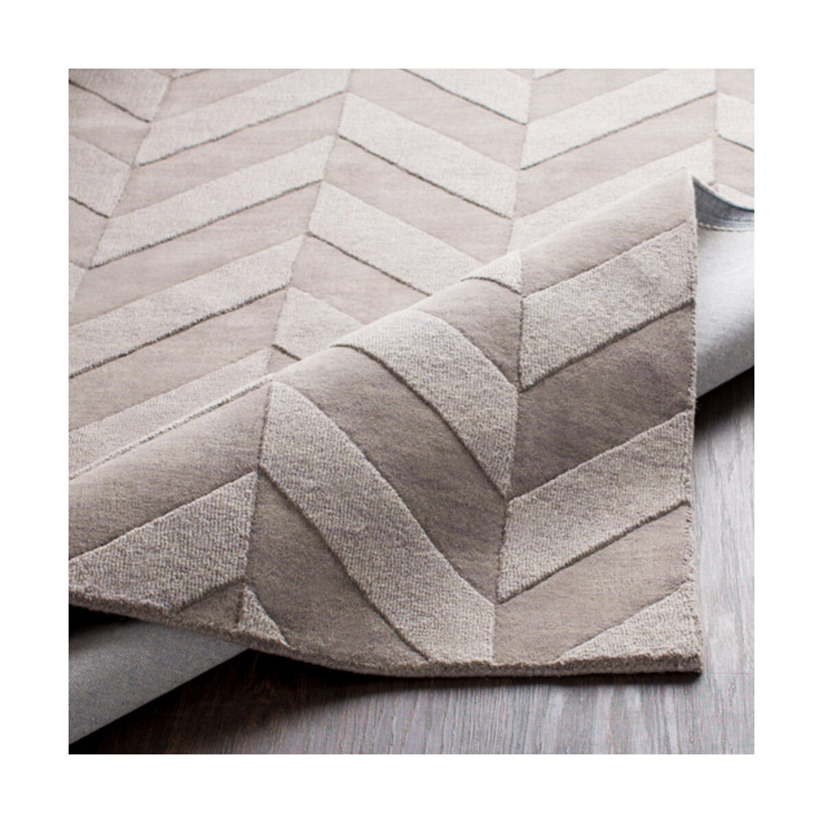 Central Park 72 X 72 inch Taupe/Lavender Rugs, Round