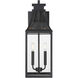 Emery 2 Light 24 inch Matte Black Outdoor Wall Lantern