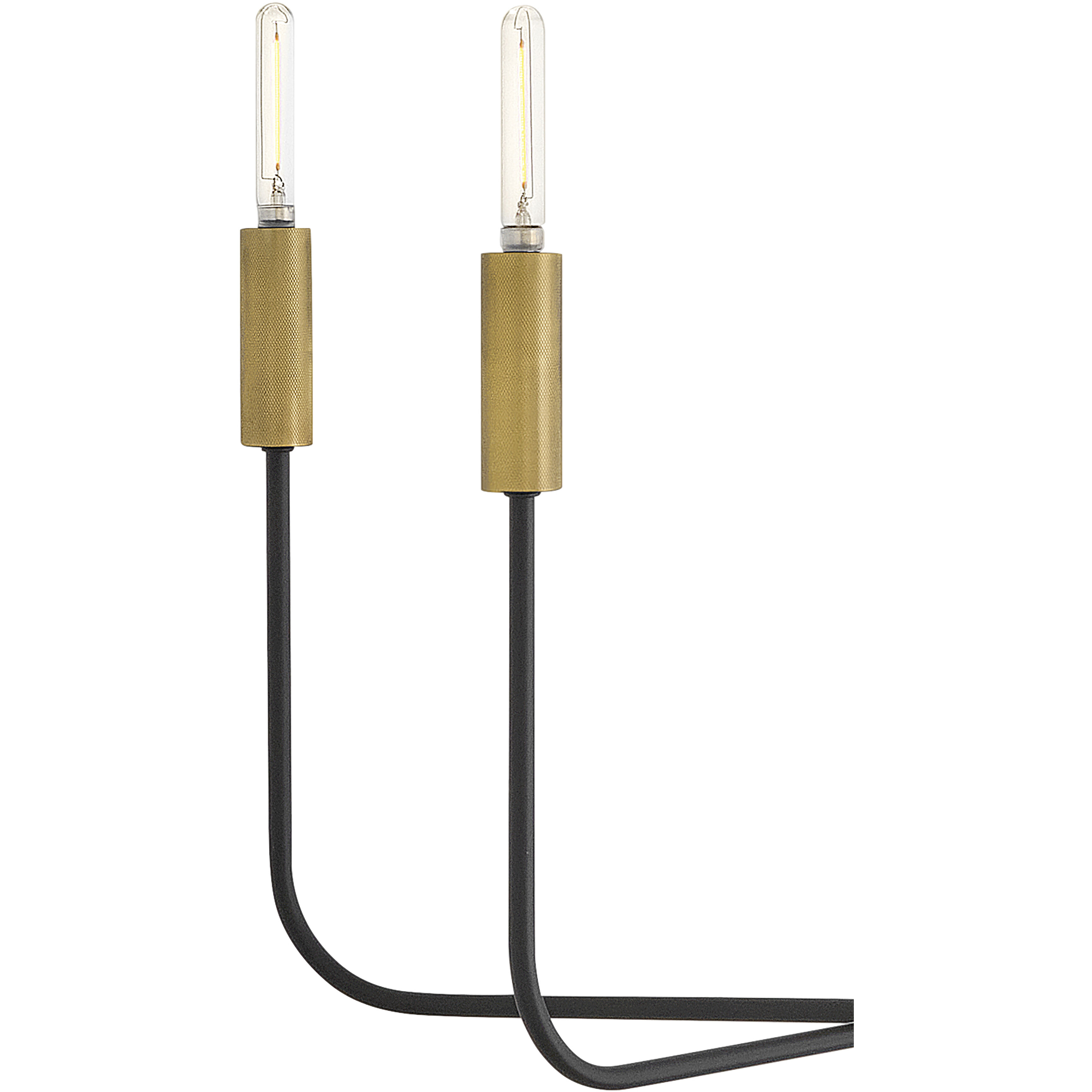 Austen 5 Light 28.25 inch Black with Lacquered Brass Chandelier Ceiling Light