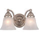 Standford LED 13 inch Brushed Nickel Bathroom Light Wall Light