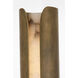 Anne-Marie Barton Armise Sconce Wall Light in Mottled Brass