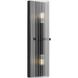 Seville 2 Light 3 inch Matte Black ADA Wall Sconce Wall Light, Design Series