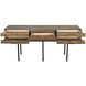 Zodiac 73 X 20.5 inch Dark Walnut Sideboard