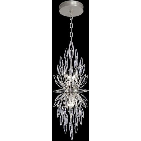 Lily Buds 4 Light 13 inch Silver Pendant Ceiling Light