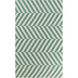 Frontier 132 X 96 inch Emerald, Cream Rug