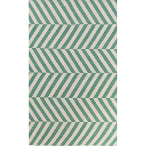 Frontier 132 X 96 inch Emerald, Cream Rug