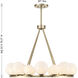 Loudon 16 Light 30 inch Noble Brass Chandelier Ceiling Light