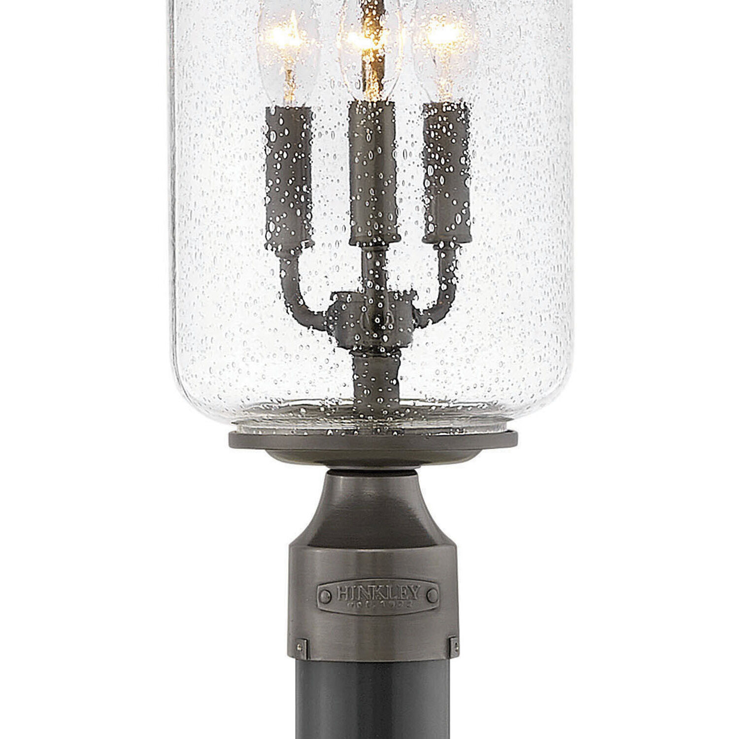 Coastal Elements Willoughby 3 Light 20.75 inch Oil Rubbed Bronze Outdoor Post Mount Lantern