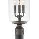 Coastal Elements Willoughby 3 Light 20.75 inch Oil Rubbed Bronze Outdoor Post Mount Lantern