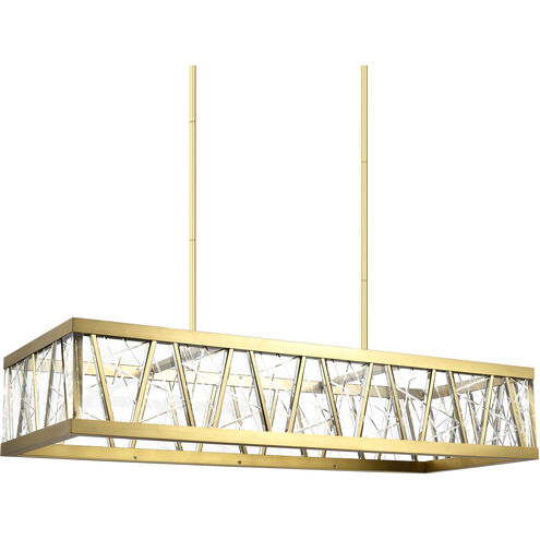 Lucus 2 Light 18 inch Aged Brass Chandelier Ceiling Light