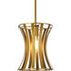 Lily 1 Light 10 inch Brass Pendant Ceiling Light