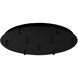 Canopy 1 Light 120 Black LED Canopies Ceiling Light