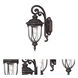 Laurens 1 Light 16.5 inch Black Coral Exterior Wall Mount