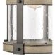 Annenberg 1 Light 16 inch Anvil Iron with Distressed Antiqued Gray Outdoor Wall Sconce