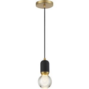 Mixed Up LED 4 inch Sand Coal And Mountain Gold Pendant Ceiling Light
