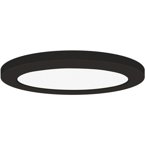 Slim LED 7 inch Black and White Flush Mount Ceiling Light