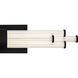 Talbott LED 24 inch Matte Black Bath Light Wall Light, Medium
