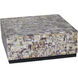 Mireille 39.4 X 39.4 inch Brown/Black Coffee Table