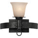 Americana 1 Light 13 inch Black Vanity Light Wall Light