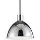 Chroma LED 12 inch Chrome Pendant Ceiling Light