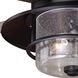 Charleston 56 inch New Bronze with Driftwood-Dark Maple Blades Ceiling Fan