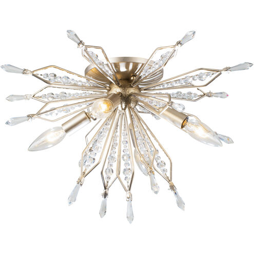 Orbital 4 Light 18.3 inch Gold Dust Semi-Flush Ceiling Light