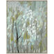 Summer Trees Gray and Green and Multi and Neutral Canvas