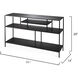 Element Shelved 51 X 14 inch Black Iron Console Table
