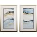 Abstract Collection Blue Framed Art