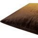 Theodosia 22 X 22 inch Saffron/Dark Brown Accent Pillow