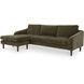 Quinn Dark Green Sectional