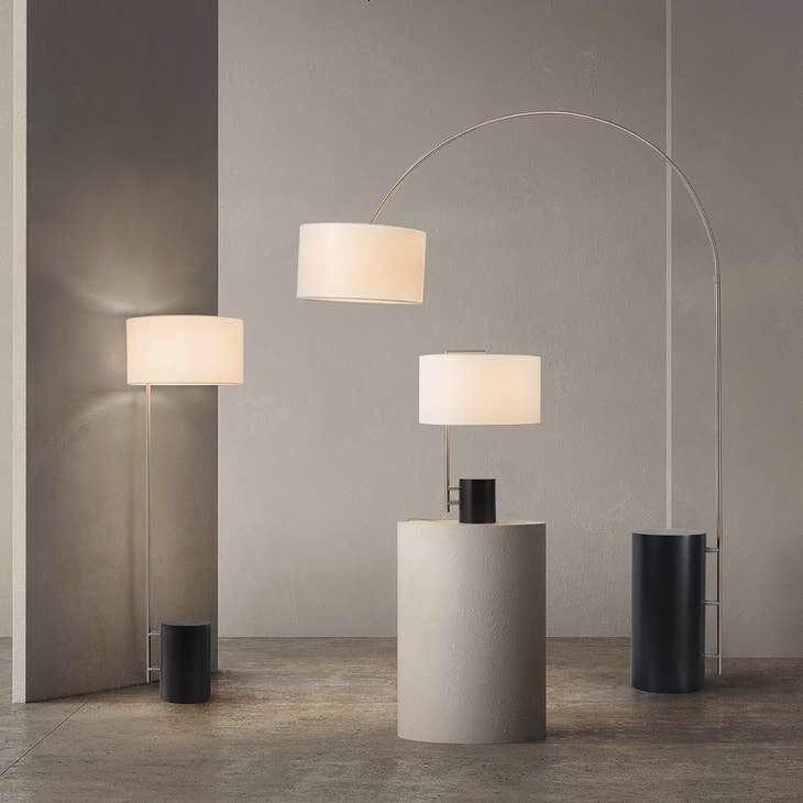 Palos Verdes 24 inch 100.00 watt Brushed Nickel and Espresso Table Lamp Portable Light