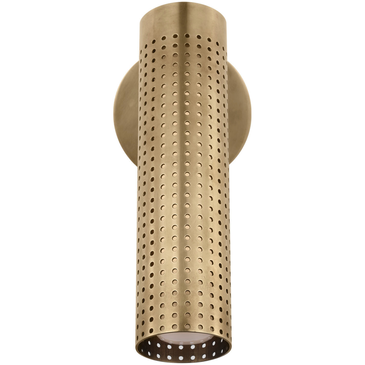 Kelly Wearstler Precision LED 4.5 inch Antique-Burnished Brass Articulating Sconce Wall Light