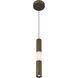 Ronda 1 Light 2 inch Weathered Brass Standard Pendant Ceiling Light