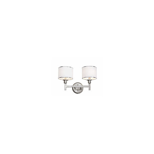 Cadance 2 Light 17 inch Brushed Nickel Wall Sconce Wall Light