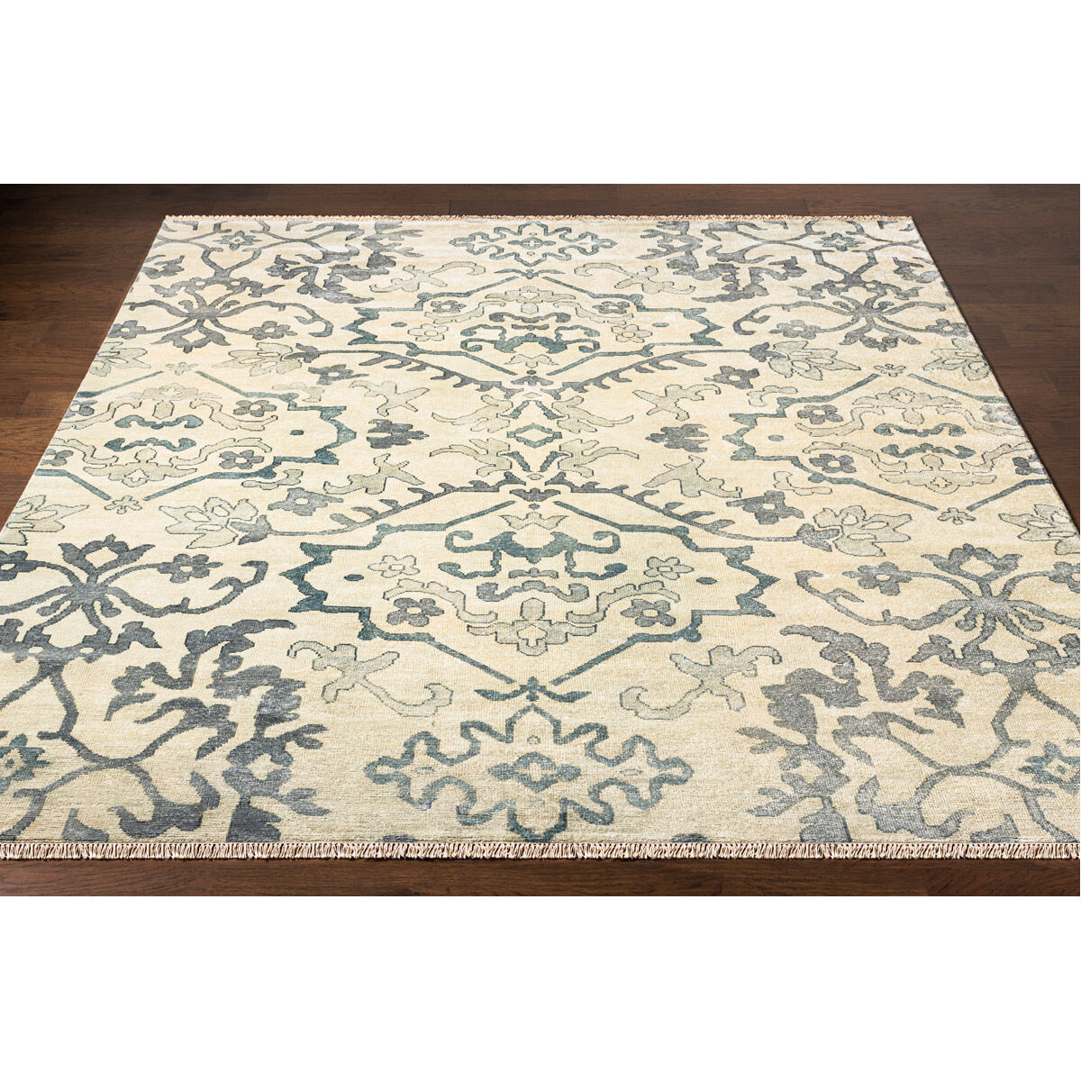 Hillcrest 156 X 108 inch Blue Rug in 9 x 13, Rectangle