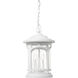 Marblehead 3 Light 11 inch Fresco Outdoor Hanging Lantern in Italian Fresco