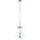 Retro 6 Light 19 inch Polished Nickel Single Pendant Ceiling Light