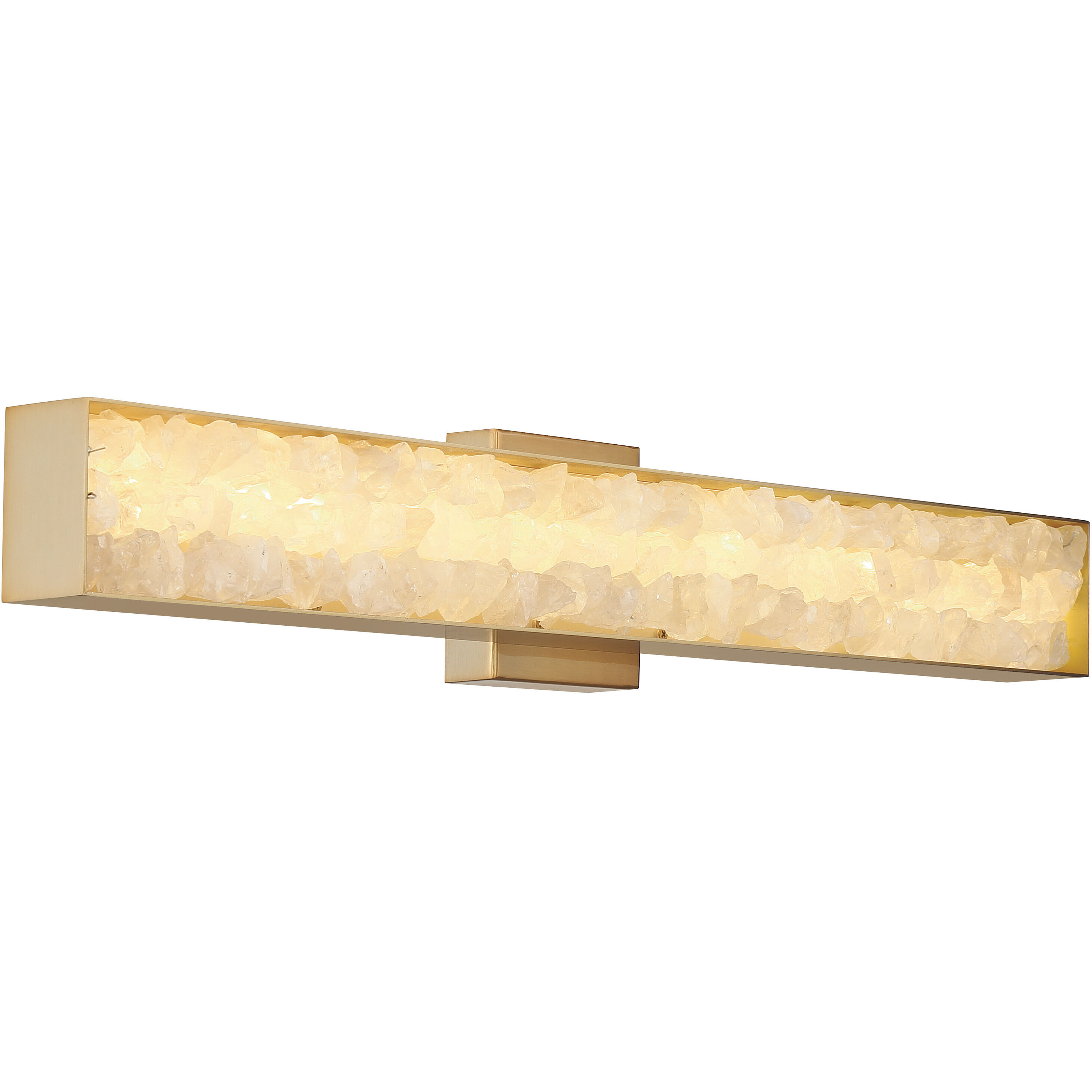 Divinely LED 3 inch Celeste Brass ADA Wall Sconce Wall Light