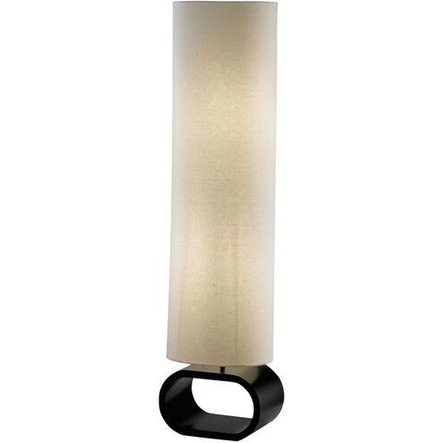 Harmony 47 inch 60.00 watt Burlap/Black Floor Lamp Portable Light