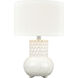 Delia 21 inch 60.00 watt White Table Lamp Portable Light