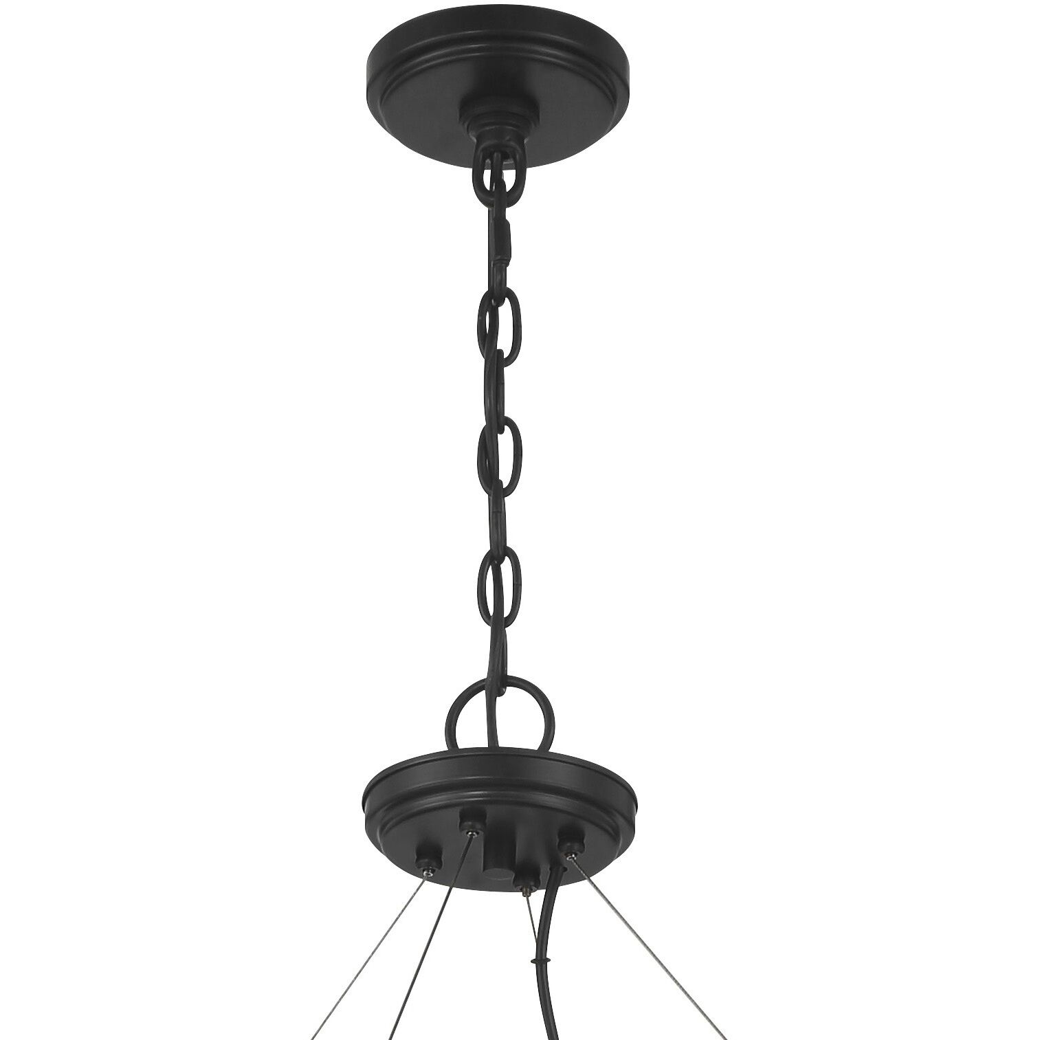 Cloud Break 20 Light 40 inch Coal Pendant Ceiling Light