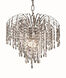 Falls 4 Light 14 inch Chrome Pendant Ceiling Light in Royal Cut