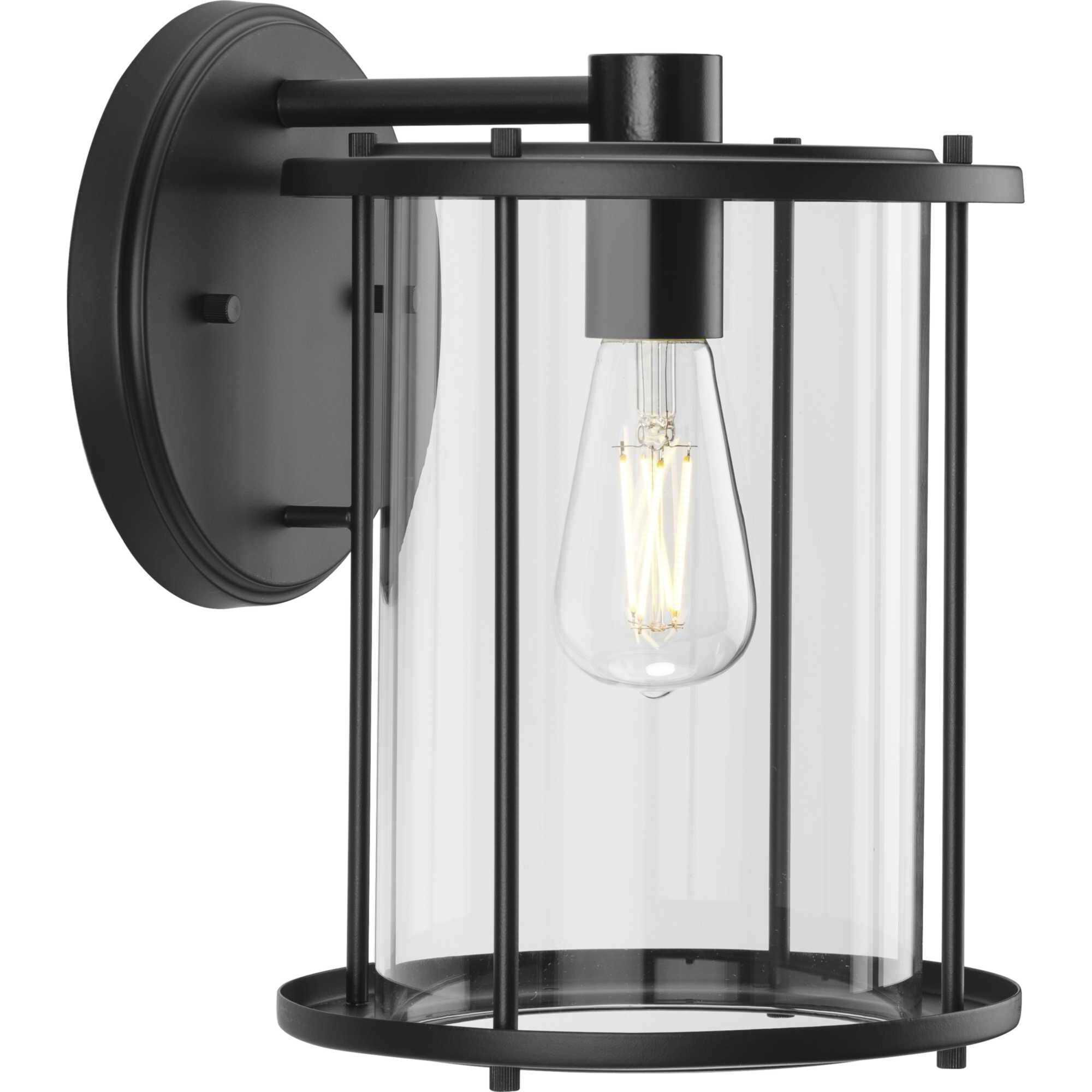 Gunther 1 Light 11.5 inch Matte Black Wall Lantern