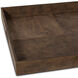 Derby Brown Serving Tray, Square