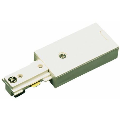 Cal Track White Live End Connector Ceiling Light